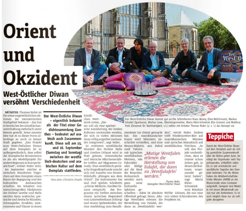 zeitungsartikel orient und okzident